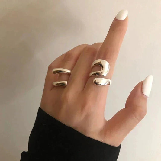 CELIA™ – Anillo ajustable en acero inoxidable