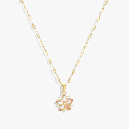 NAIARA™ – Collar con colgante de flor Sakura